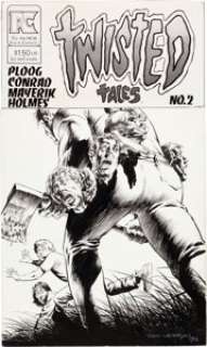 Bernie Wrightson Twisted Tales #2 Cover Original Art (Pacific Comics, 1983). Comic books published by upstart - | Heritage