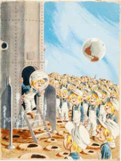 John Severin Cracked #68 Cover Original Art (Major Publications, 1968). Tomorrow’s Humor Today! Or at least - | Heritage