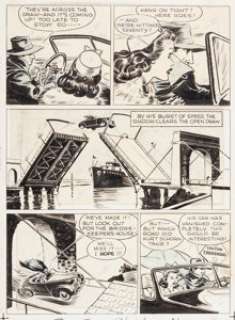 Vernon Greene The Shadow Comics V2#1 (#13) "The Shadow Battles the Bund" Page 4 Original Art -
