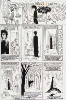 Jill Thompson Sandman V2#47 "Brief Lives, Part 7" Page 6 Dream and Delirium Original Art (DC, -