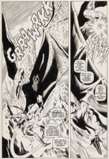 Dan Adkins Marvel Super-Heroes #21 Unpublished "Starhawk" Story Page 10 Original Art (Marvel, -