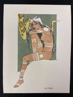 Miralles, Ana | Miralles, Ana - Dessin original couleur - Djinn | Catawiki