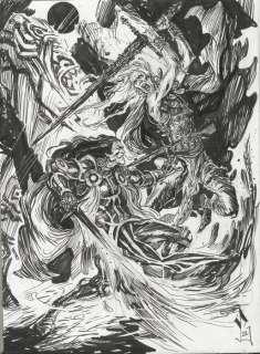 Pontet, Cyril | Pontet, Cyril - Dessin original en album - Chroniques de la Lune Noire T0 - Et un jeu cruel - (2022) | Catawiki