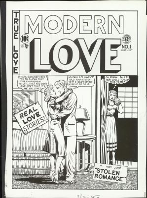 EC LIBRARY PRODUCTION MATERIAL COVER STAT- Modern Love NO.1 | Russ Cochran