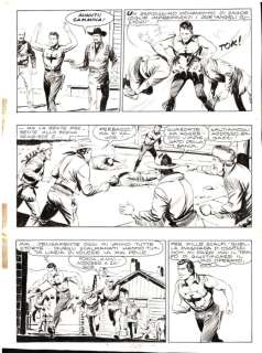 Gallieno Ferri | Zagor n. 5 - Gallieno Ferri - Tavola Originale "I due sosia" - Page volante - Exemplaire unique - (1965) | Catawiki