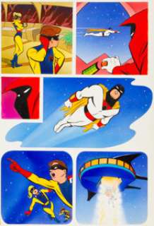 Steve Rude and Willie Blyberg Space Ghost Story Page 9 Original Art (Comico, 1987). Spaaaaaaace Ghost! This -