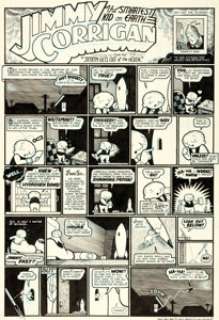 Chris Ware Acme Novelty Library #1 "Jimmy Corrigan" Page Original Art (Fantagraphics, 1993). Part -