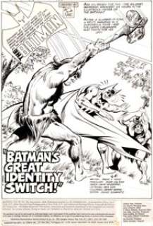 John Calnan and Dick Giordano Batman #303 Complete 17-Page Story "Batman‘s Great Identity Switch!" -