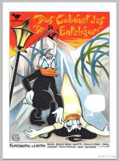 Roberto Ronchi | Daisy Duck, Donald Duck, Uncle Scrooge - "Das Cabinet des Dr Enteligari" - Inspired by the movie "Das Cabinet des Dr Caligari" (2023) | Catawiki