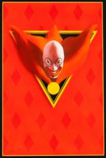 Alex Ross Kurt Busiek‘s Astro City: Family Album TPB Cover Original Art (DC, 1999). The rather Bozo-ish -