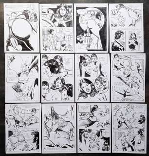 Danilo Grossi | La Professionnelle - Danilo Grossi - Lot de 12x planches x Evilfrance | Catawiki