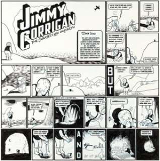 Chris Ware Blab! #8 Complete 4-Page "Jimmy Corrigan" Story Original Art (Kitchen Sink Press, -
