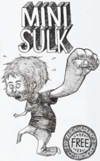 Jeffrey Brown Mini Sulk Cover 2-Sided Illustration Original Art (Top Shelf, 2003). Small-sized, -