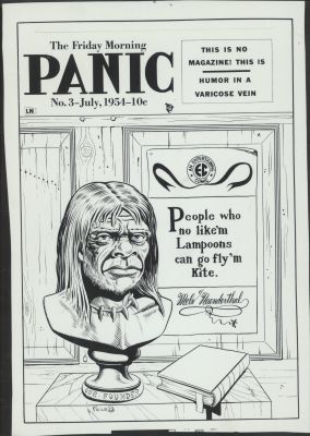 EC Library Production Material-Cover Stat, PANIC NO.3 | Russ Cochran