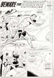 Don Heck Strange Tales #100 Complete 5-Page Story "Beware the Uboongi!" Original Art (Marvel, - | Heritage