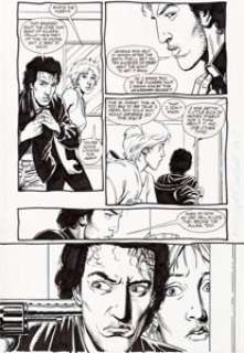 Steve Dillon Preacher #3 Story Page 23 Jesse Custer and Tulip Original Art (DC/Vertigo, 1995)....