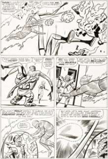 Jack Kirby and Dick Ayers Fantastic Four #20 Story Page 10 Molecule Man Original Art (Marvel, 1963)....
