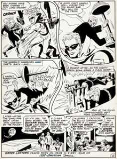 Irwin Hasen Green Lantern Unpublished Page 12 Original Art (DC, 1949)....