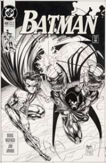 Travis Charest and Ray McCarthy Batman #488 Cover Original Art (DC, 1993)....