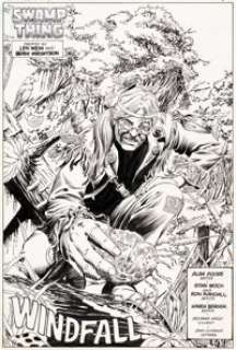 Stan Woch and Ron Randall Swamp Thing V2#43 Complete 23-Page Story "Windfall" Original Art (DC, 1985).... (Total: 23 Original Art)