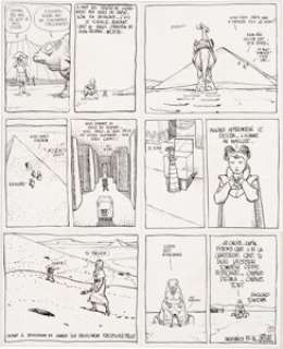 Moebius (Jean Giraud) Deima Story Page 7 Original Art (1975-76).... | Heritage