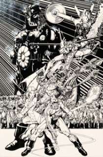 Arthur Adams Micronauts Unpublished Pin-Up Original Art (Marvel, 1983)....