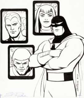  - Steve Rude Future Quest Presents #4 Cover Space Ghost and the Galaxy Trio Original Art (DC, 2018)....