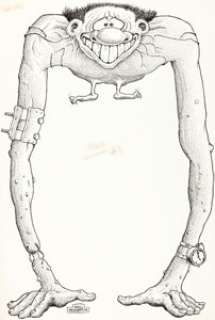 Basil Wolverton Plop! #1 Cover Original Art (DC, 1973).... | Heritage