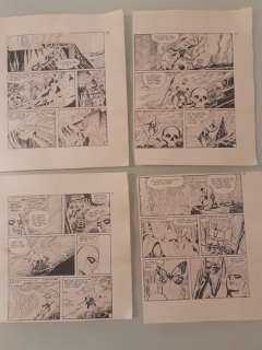 Sy , Barry | The Phantom - 4x tavole originali di Phantom - Page volante - EO - (1970) | Catawiki