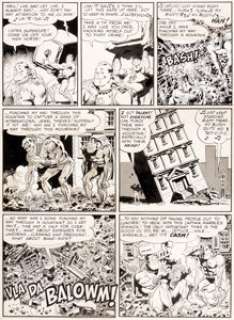 Wally Wood Mad #4 Story Page 6 Superduperman Original Art (EC, 1953).... | Heritage