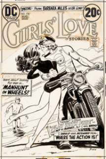Jay Scott Pike and Vince Colletta Girls‘ Love Stories #178 Cover Original Art (DC, 1973)....