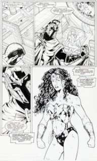 Matthew Clark and Tom Simmons Wonder Woman #152 Story Page 12 Original Art (DC, 2000)....