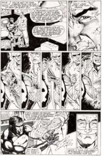 Carl Potts and Jim Lee Punisher War Journal #6 Story Page 8 Original Art (Marvel, 1989). A Punisher page - | Heritage