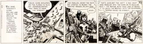 Milton Caniff Steve Canyon Daily Comic Strip Original Art dated 5-12-48 (Sun and Times Co., 1948)....