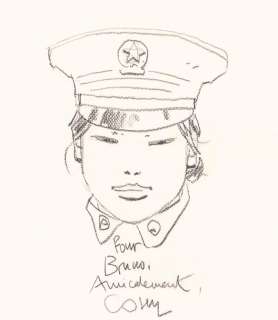 Cosey. Dessin original dédicacé Jonathan | BDEnchères