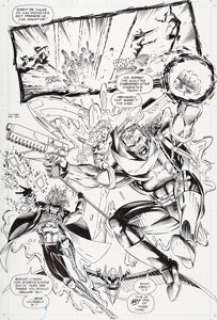 Brandon Peterson and Al Milgrom - Uncanny X-Men #298 Story Page 14 Original Art (Marvel, 1993).