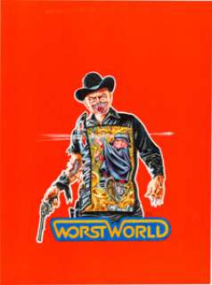 Kelly Freas - Crazy Magazine #5 Cover Original Art (Marvel, 1974)....