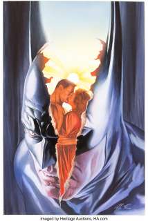 Alex Ross - Batman #677 Cover Original Art (DC, 2008)....