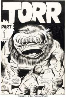 Jack Kirby And Dick Ayers | Amazing Adventures #1 Splash Page 1 Torr Original Art (Marvel, 1961).... | Heritage