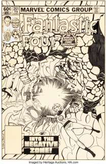 Byrne, John - John Byrne Fantastic Four #251 Cover Original Art (Marvel, 1983)....