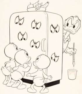 Strobl, Tony - Tony Strobl and Larry Mayer Walt Disney‘s Comics and Stories #360 Cover Original Art (Dell/Gold Key, 1970)....