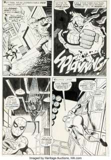 Buscema, John | John Buscema and Jim Mooney Amazing Spider-Man #77 Story Page 16 The Lizard Original Art (Marvel, 1969... | Heritage