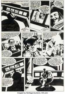 Lloyd, David | David Lloyd Warrior #2 V For Vendetta Story Page 16 Original Art (Quality Communications, 1982).... | Heritage