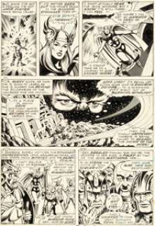 Hoberg, Rick - Rick Hoberg and Dave Hunt What If? #10 Story Page 17 Thor (Jane Foster) Original Art (Marvel, 1978)....