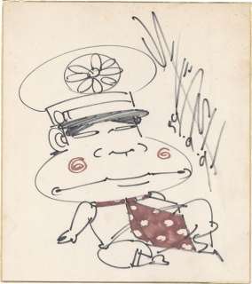 Tatsuhiko Yamagami Hand-Drawn Shikishi"Gakideka" Komawari-kun | Mandarake (Big Web)