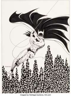 Steranko, Jim | Jim Steranko - Batman Illustration Original Art (undated).... | Heritage