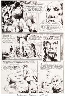 Wrightson, Bernie - Bernie Wrightson House of Mystery #195 Story Page 8 Original Art (DC, 1971)....