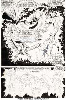 Buscema, Sal - Sal Buscema and Sam Grainger The Avengers #70 Squadron Supreme Story Page 5 Original Art (Marvel, 1969)....