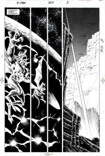 Bill Jaaska - uncanny x-men #265 p 3ÂÂ (sold live on ‘dueling dealers of comic art‘ episode #52 podcast on 1-12-2022 watch it here!