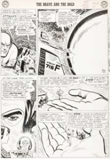 Toth, Alex - Alex Toth Brave and the Bold #53 Flash and the Atom Story Page 21 Original Art (DC, 1964)....